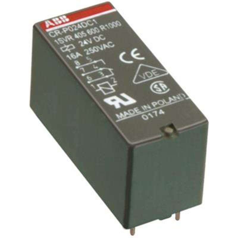 Реле CR-P024DC2 24B DC 2ПК (8А) | 1SVR405601R1000 | ABB
