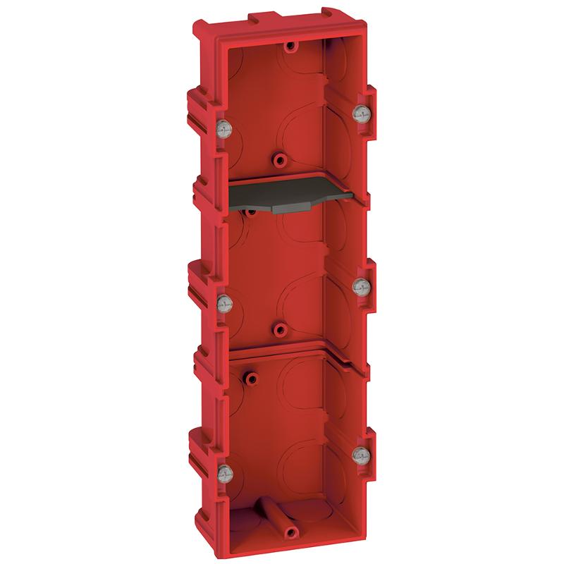 Коробка установочная BATIBOX д/кирп.ст 3п гл.40мм | 080143 | Legrand