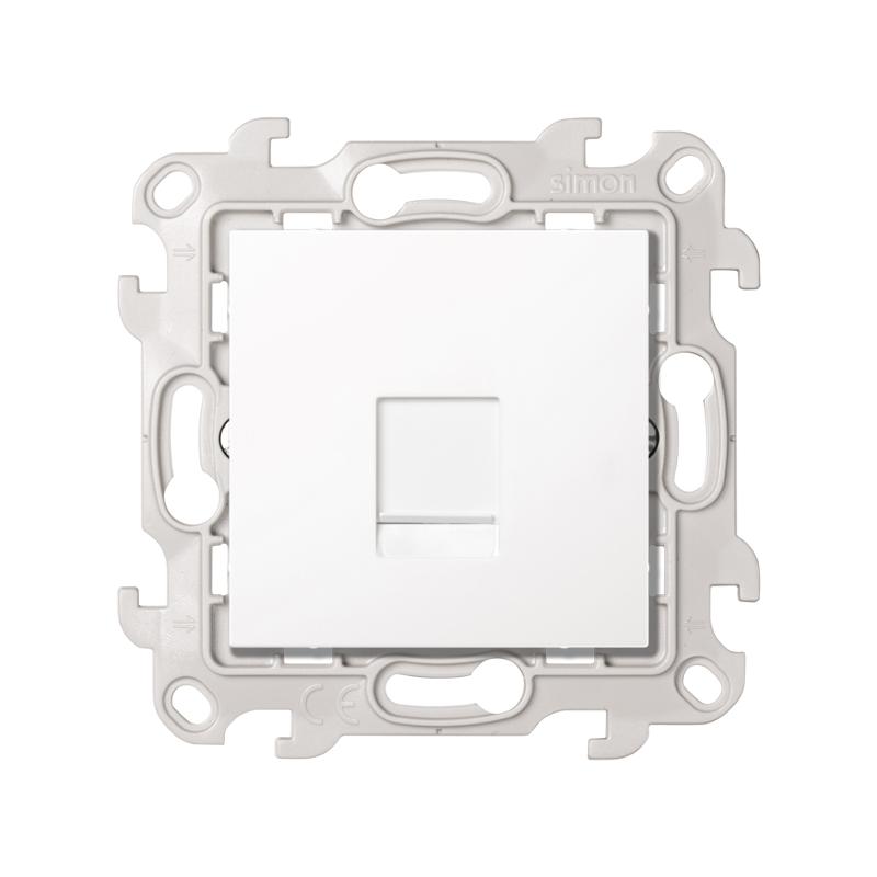 Simon 24 Белый Комп. розетка 1-ая RJ45 кат 5e UTP | 2410598-030 | Simon