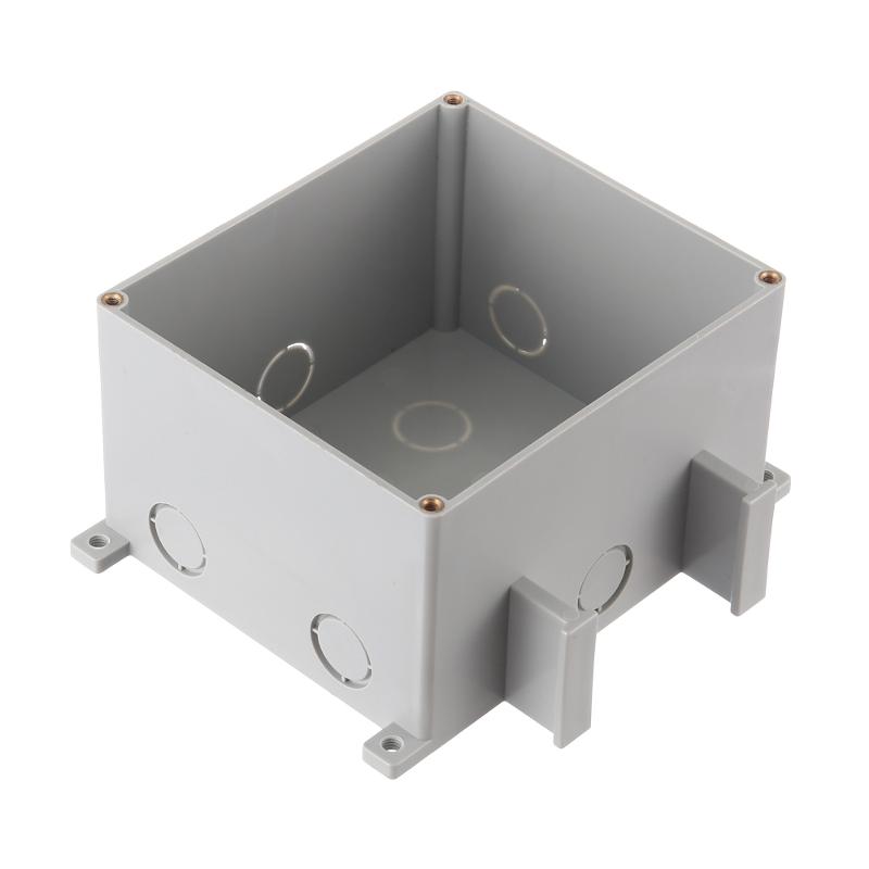 BOX/2+2ST66 Коробка для люков в пол на 2 поста (45х45)+2 модуля (45х22,5) (70025), пластик | 70125 | Ecoplast