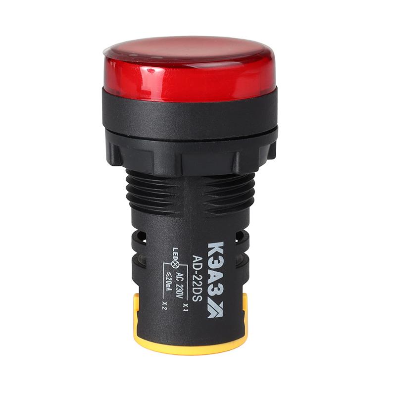 Лампа AD22DS(LED) матрица D22мм красный 24В AC/DC | 303939 | КЭАЗ