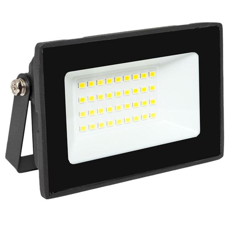 Прожектор светодиодный СДО-3003 30Вт 6500К IP65 EKF Basic | FLL-3003-30-6500 | EKF
