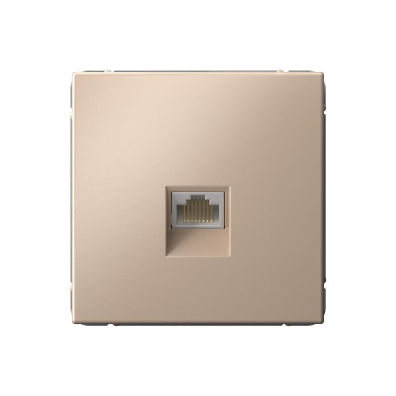 ArtGallery Песочный Розетка компьютерная RJ45, кат. 6A, механизм | GAL001286 | SE