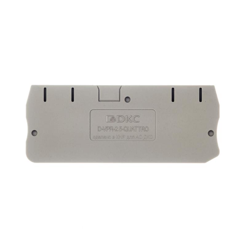 Изолятор торцевой для клеммы VPR-2.5-QUATTRO | D-VPR-2.5-QUATTRO | DKC